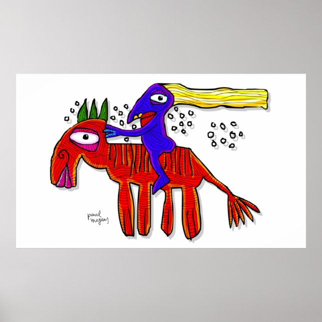 Póster poster de 'la amazona azul' (Frente)