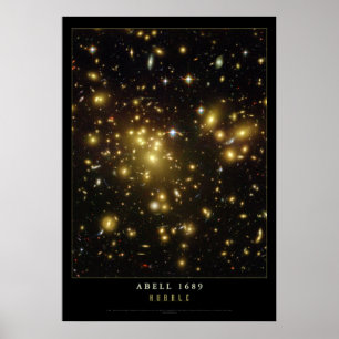 Póster Poster de la astronomía de las galaxias de Abell