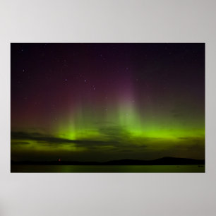 PÓSTER POSTER DE LA AURORA BOREALIS