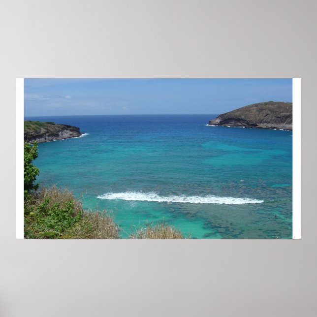 Póster Poster de la bahía de Hanauma (Frente)
