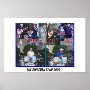 Póster POSTER de la banda de los Bluesmen