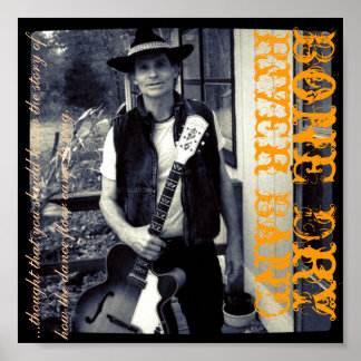 Póster Poster de la banda del río seco óseo