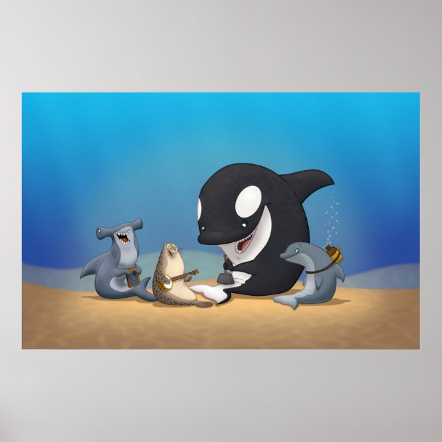 Póster Poster de la banda Ocean Jug (Frente)