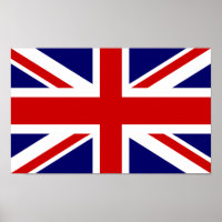 Poster de la bandera británica | Diseño de jack de