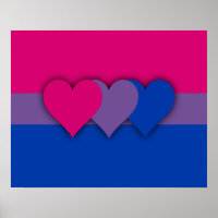 Poster de la bandera de Bisexualidad