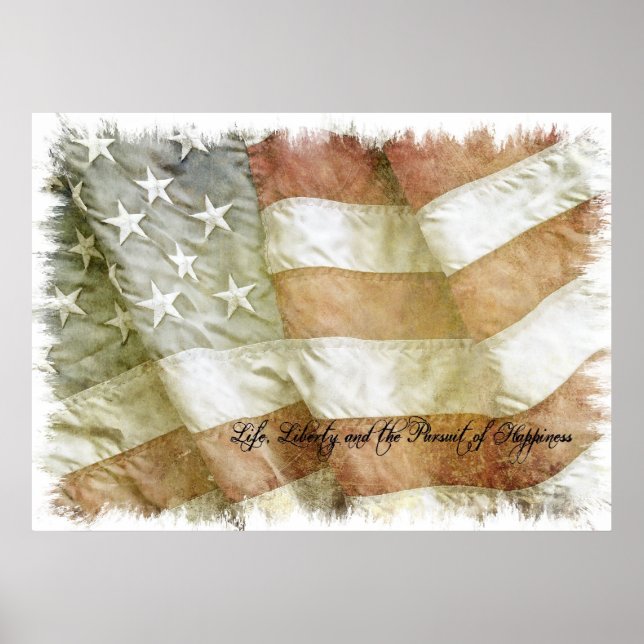 Póster Poster de la bandera de la búsqueda de la felicida (Frente)