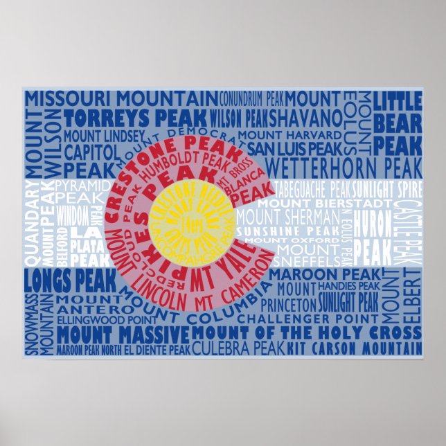Póster Poster de la Bandera Estatal de los Foresteros de  (Frente)