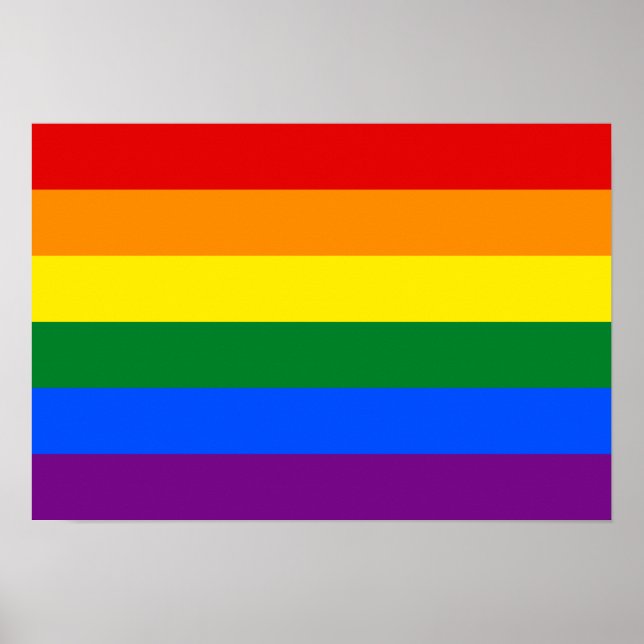 Póster POSTER de la bandera LGBT (Frente)
