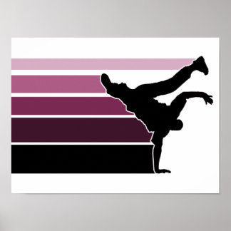 Póster Poster de la barra de degradado de BBOY