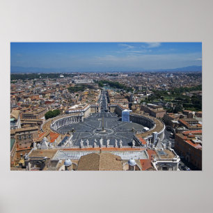 Póster Poster de la Basílica de San Pedro