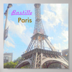Póster Poster de la Bastille Paris