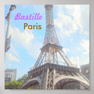 Póster Poster de la Bastille Paris