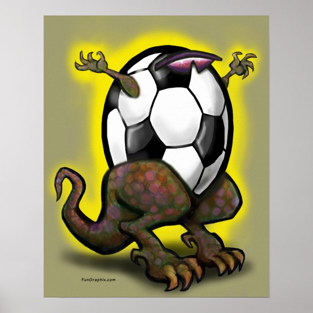 Póster Poster de la Bestia de Fútbol (Frente)