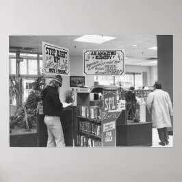 Póster Poster de la Biblioteca Pública de Vintage Spokane