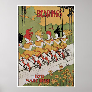 Póster Poster de la bicicleta de los transportes
