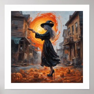 Póster Poster de la bruja de la fundición ortográfica