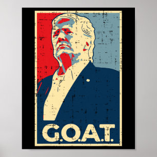 Póster Poster de la cabra Trump 2024