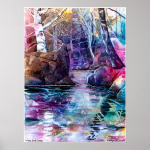 Póster Poster de la cala del abedul blanco de PMACarlson