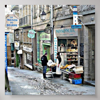 Póster Poster de la calle St Malo