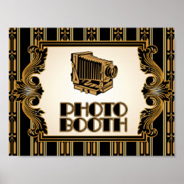 Póster Poster de la cámara fotográfica de 1920