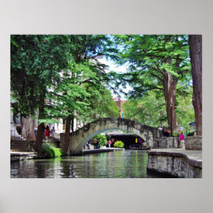 Póster Poster de la caminata por el río San Antonio