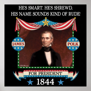 Póster Poster de la campaña de James Polk