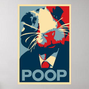 Póster Poster de la campaña del conejillo de Indias