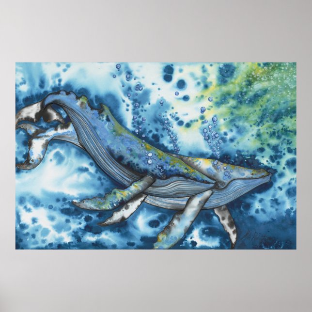 Póster Poster de la canción Whale Love (Frente)