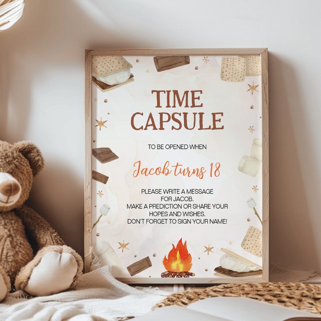 Póster Poster de la Cápsula de tiempo del Fiesta de campf (Subido por el creador)
