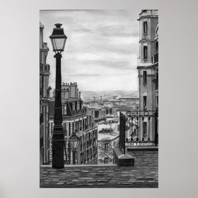 Póster Poster de la carretera de París (Frente)