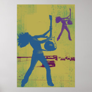Póster Poster de la carretera del Grunge