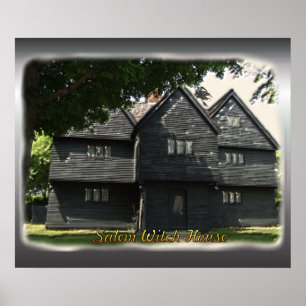 Póster Poster de la casa de la bruja de Salem