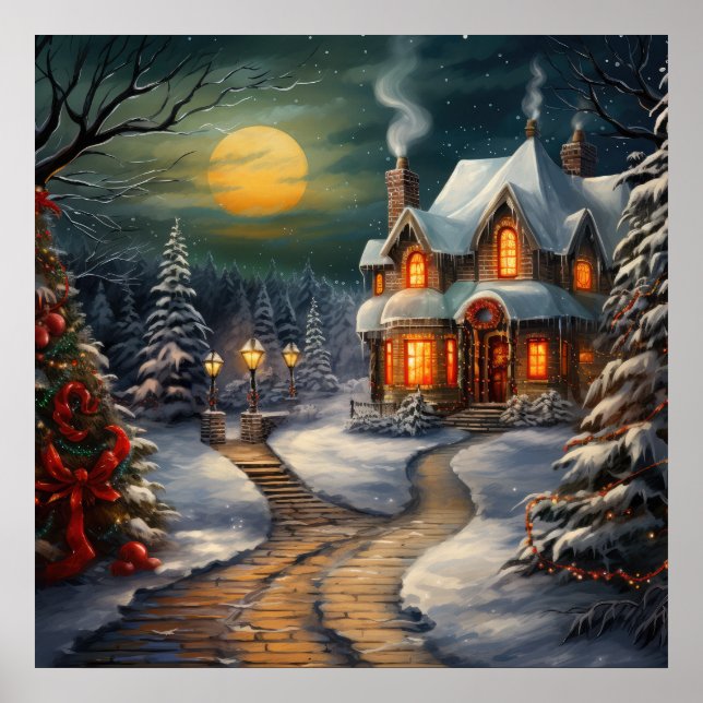 Póster Poster de la Casa de los navidades (Frente)