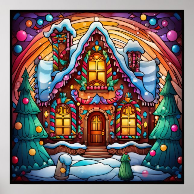 Póster Poster de la casa Gingerbread (Frente)