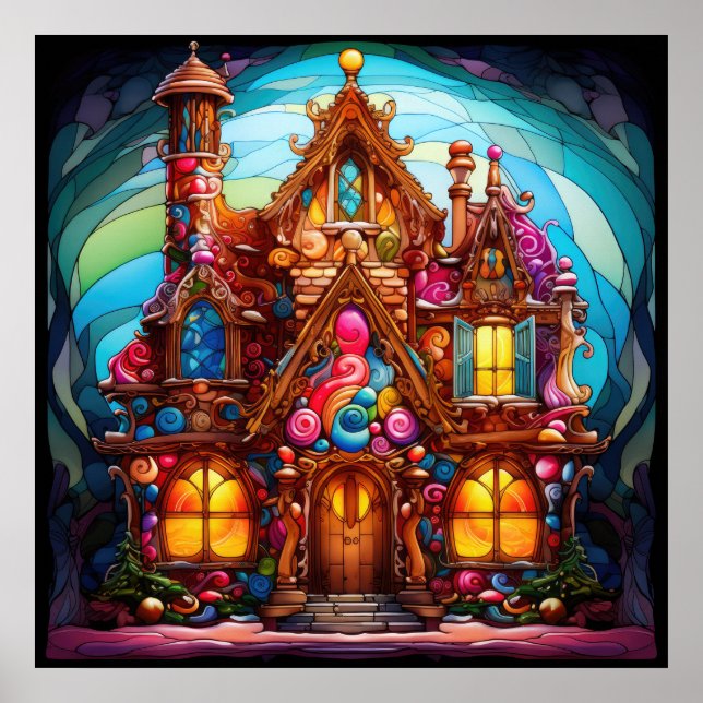 Póster Poster de la casa Gingerbread (Frente)
