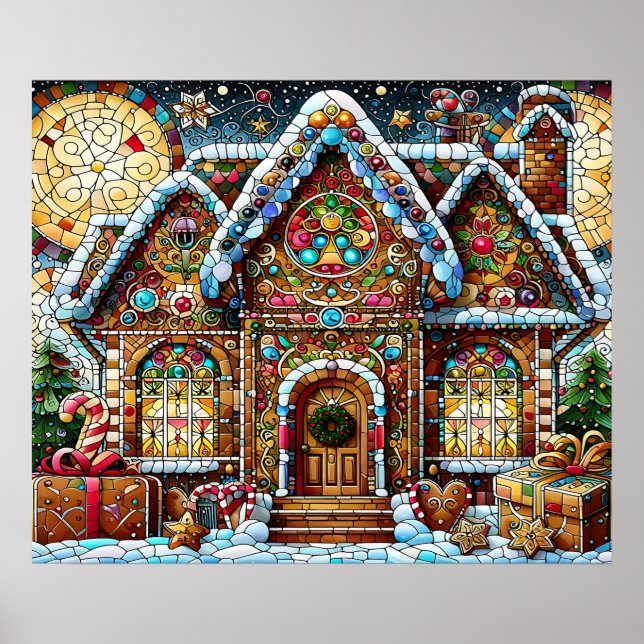 Póster Poster de la casa Gingerbread (Frente)