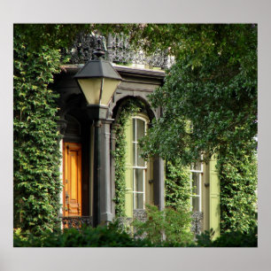 Póster Poster de la Casa Histórica de Savannah