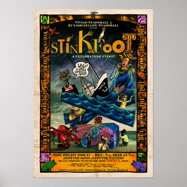 Póster Poster de la celebración del 40° aniversario de St (Frente)