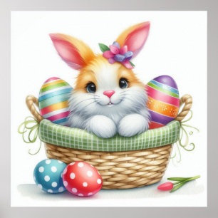 Póster Poster de la Cesta de Pascua