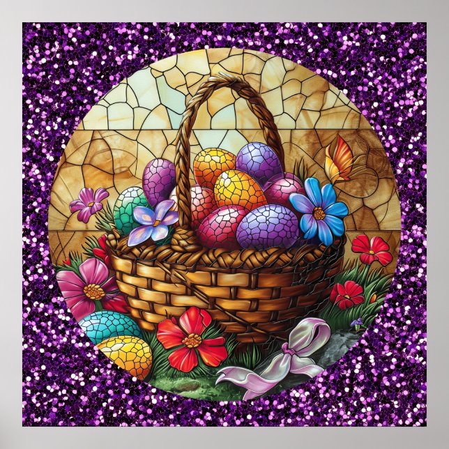Póster Poster de la Cesta de Pascua (Frente)