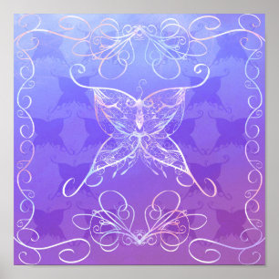 Póster Poster de la cinta de la mariposa