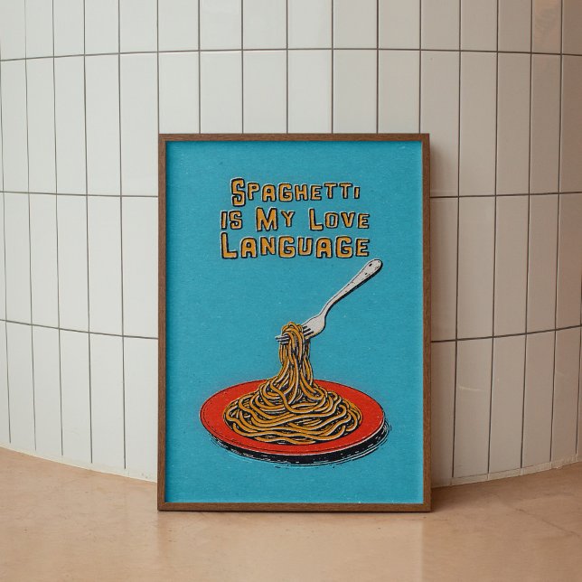 Póster Poster de la cita de moda de moda Spaghetti (Subido por el creador)