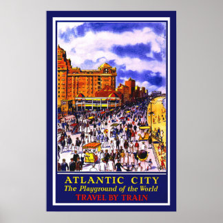 Póster Poster de la ciudad atlántica