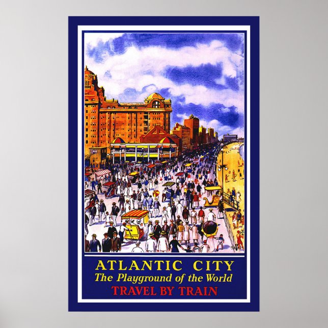 Póster Poster de la ciudad atlántica (Frente)