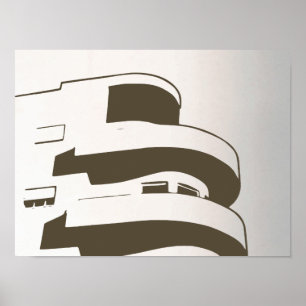 Póster Poster de la "ciudad blanca" el   de Tel Aviv