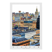 Poster de la ciudad de Glasgow