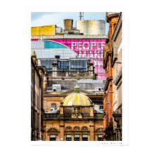 Poster de la ciudad de Glasgow