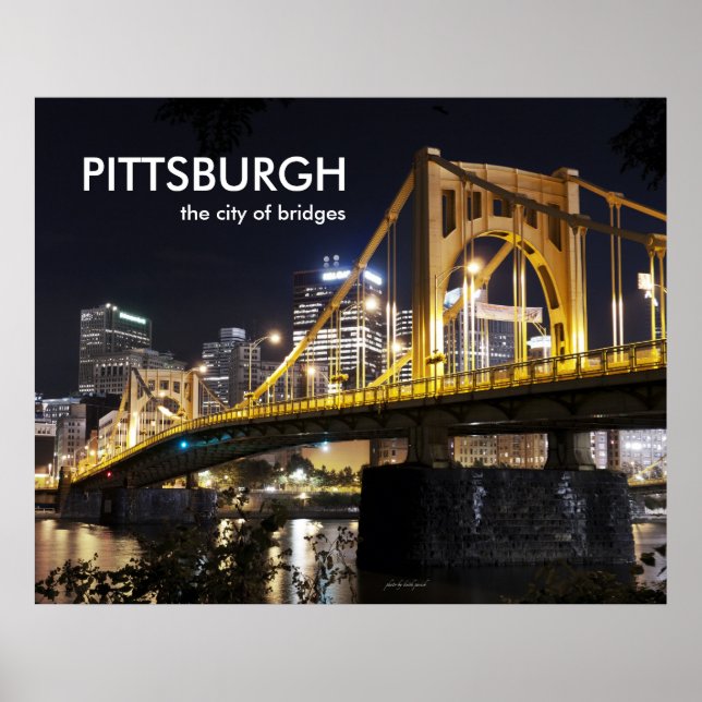 Póster Poster de la ciudad de los puentes (Frente)