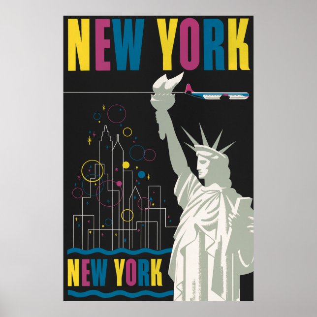 Póster Poster de la ciudad de Nueva York (Frente)