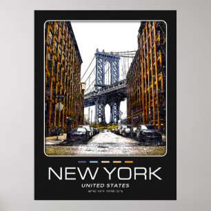 Póster Poster de la ciudad de Nueva York